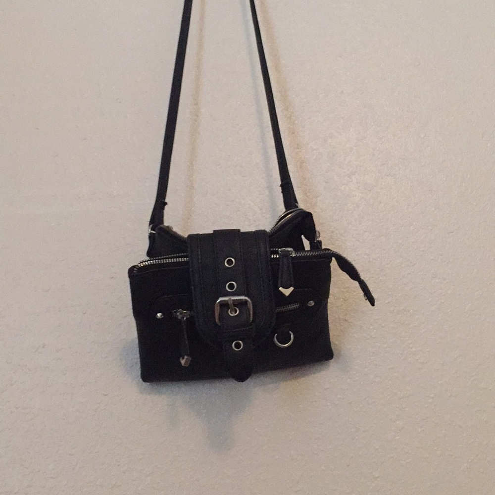Black cross body purse